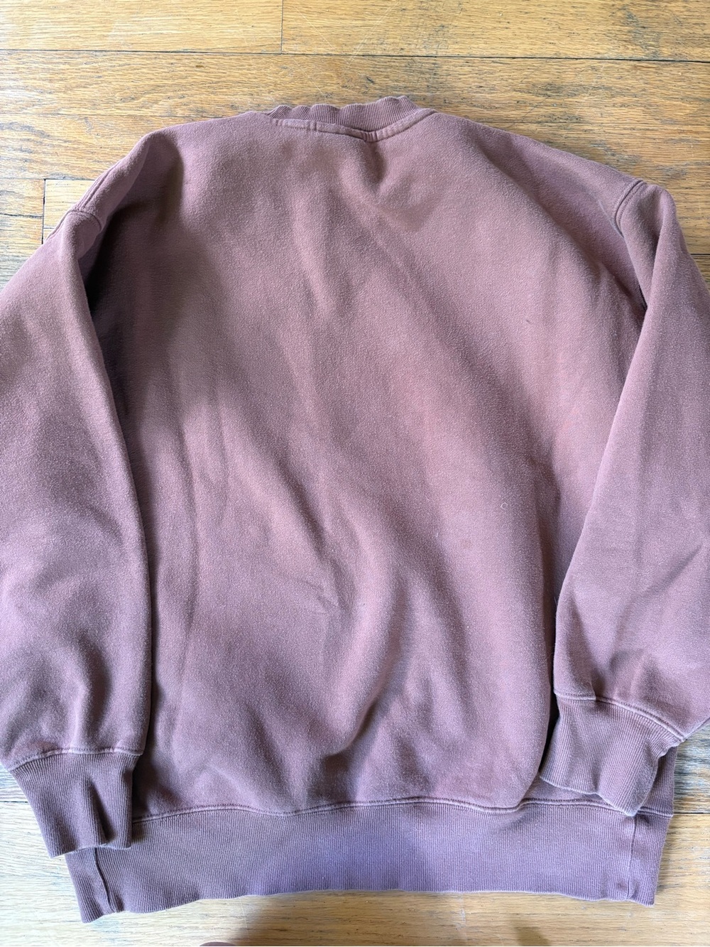 TNA Cozy Fleece Crewneck Sweatshirt - Brown - Picture 8 of 9